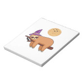 Bloc-note Halloween Witch Sloth Oversized T-Shirt (Tourné)