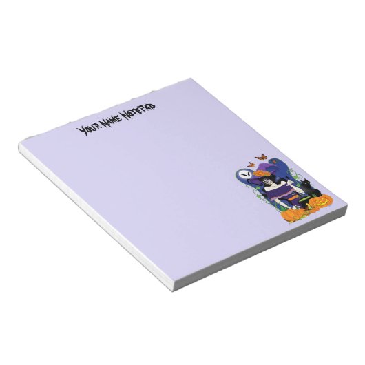 Bloc-note Halloween Witch Sugar Skull (Incliné)