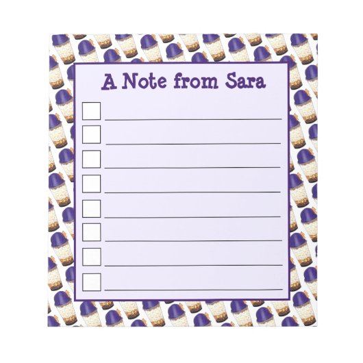 Bloc-note Halo-Halo (Haluhalo) Ice hawaïenne philippine de r (Devant)