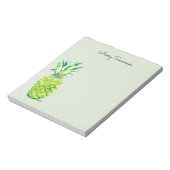 Bloc-note Hand-Painted Pineapple Sage Grocery List       (Tourné)