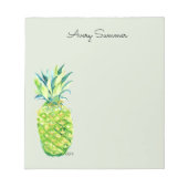 Bloc-note Hand-Painted Pineapple Sage Grocery List       (Devant)