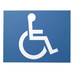 Bloc-note Handicapé