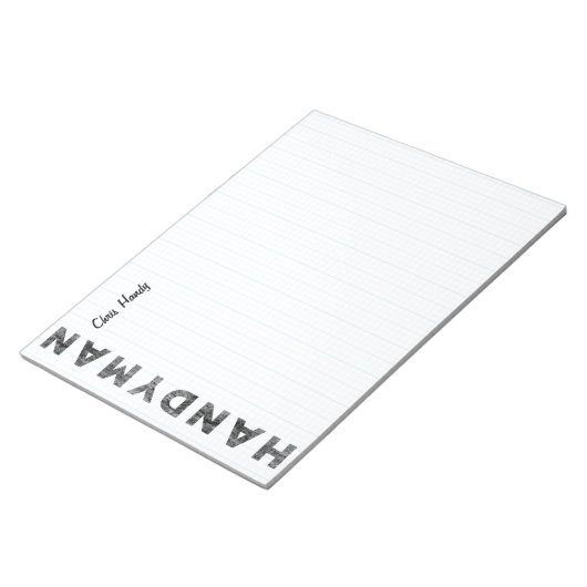 Bloc-note Handyman [Style Letterpress] (Incliné)