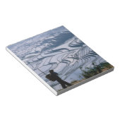 Bloc-note Hani fille portant panier avec terrasse de riz, (Incliné)