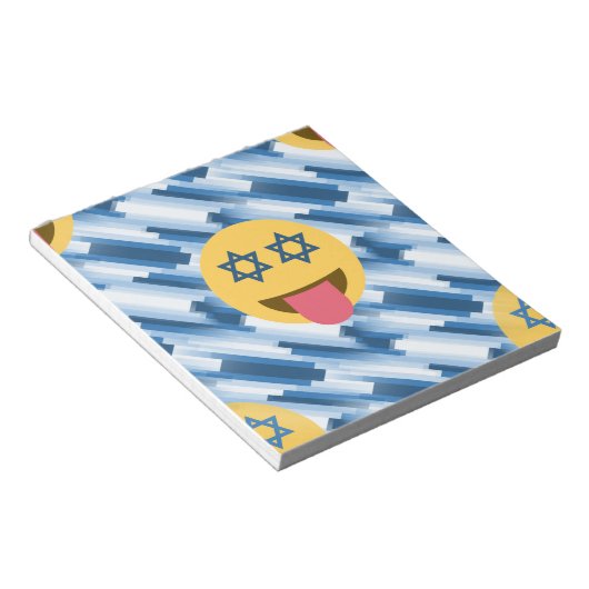 Bloc-note hanoukka chanukkah emoji (Incliné)