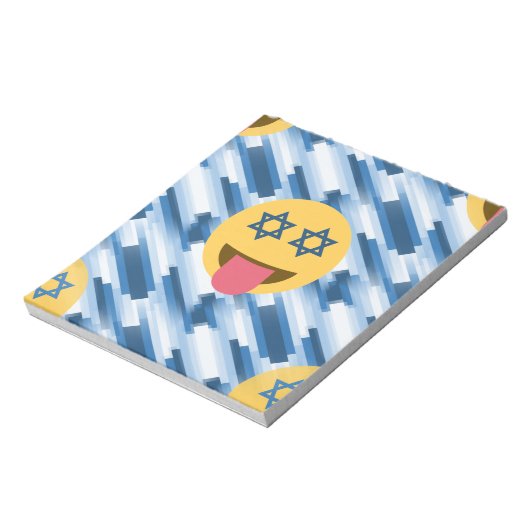 Bloc-note hanoukka chanukkah emoji (Tourné)