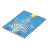 Bloc-note hanoukka menorah (Tourné)