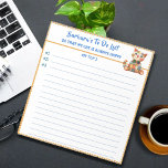 Bloc-note Happy Chat Personnalisé Planificateur Simple Moder<br><div class="desc">Happy Cat Personnalisé Planner Simple Modern Notepad Et, vous êtes acclamé par le merveilleux Happy Cat - de vous donner juste cette incitation supplémentaire et beaucoup d'amour sur le chemin (et peut-être quelques sourires également). Toute question de conception ou si vous avez besoin d'aide, envoyez simplement un message ou un...</div>