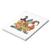 Bloc-note Happy Fall Y'all Gnome Leopard Gnome Sunflower (Tourné)