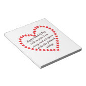 Bloc-note Happy Funny Valentines Day cadeau citations sarcas (Incliné)