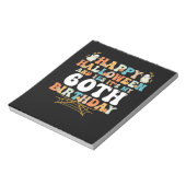 Bloc-note Happy Halloween And Yes Its My 60th Birthday (Tourné)