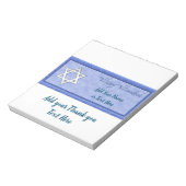 Bloc-note Happy Hanoukka Candy Bar Wrappers Cadeaux Faveurs (Tourné)