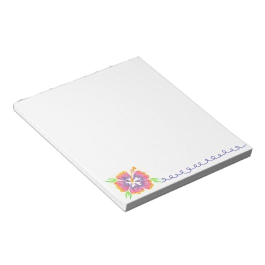 Bloc-note Happy Hibiscus Notepad (Incliné)