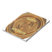 Bloc-note Happy Holidays Circle Art Print/Design (Tourné)