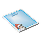 Bloc-note Happy Howlidays Australian Shepherd (Incliné)