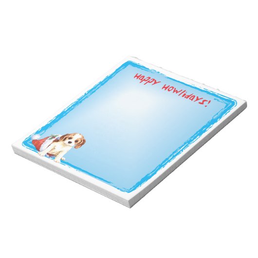 Bloc-note Happy Howlidays Cavalier (Tourné)