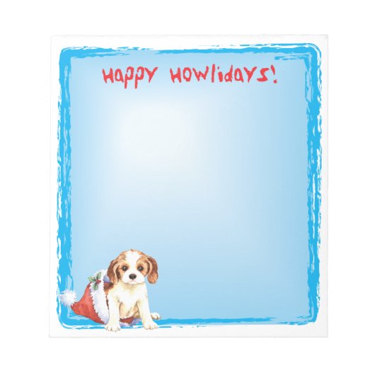 Bloc-note Happy Howlidays Cavalier (Devant)