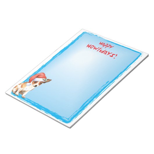 Bloc-note Happy Howlidays Chihuahua (Incliné)