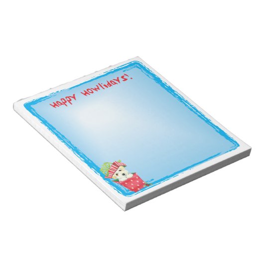 Bloc-note Happy Howlidays Coton (Incliné)