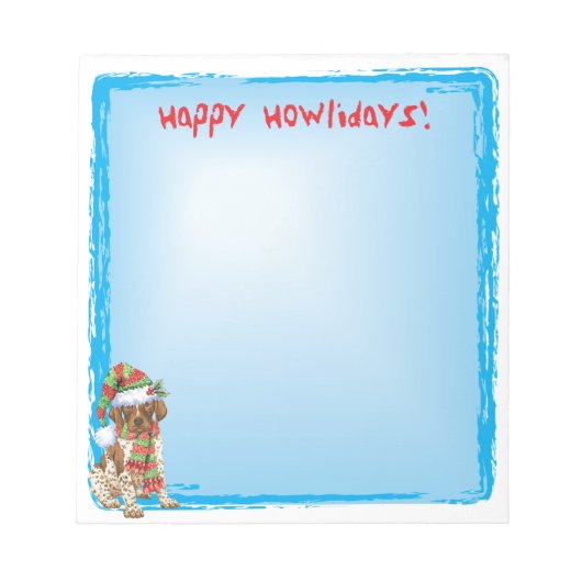 Bloc-note Happy Howlidays GSP (Devant)
