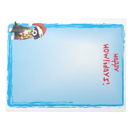 Bloc-note Happy Howlidays PWD (Devant)