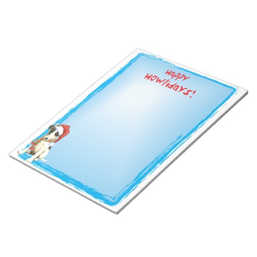 Bloc-note Happy Howlidays Smooth Fox Terrier (Incliné)