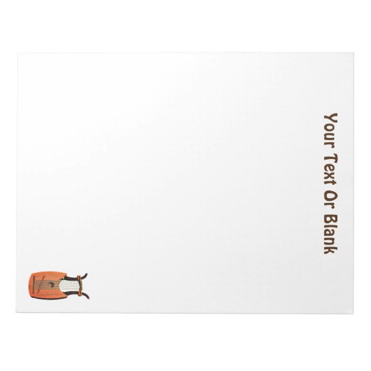 Bloc-note Harpe du roi David (Devant)