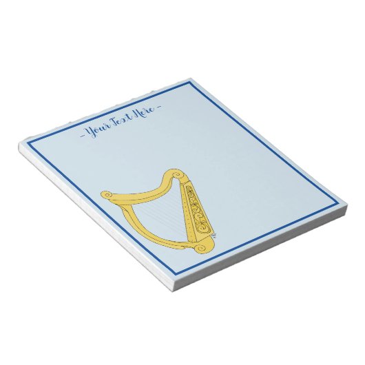 Bloc-note Harpe irlandaise (Incliné)