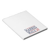 Bloc-note Harris Walz Election 2024 I (Incliné)