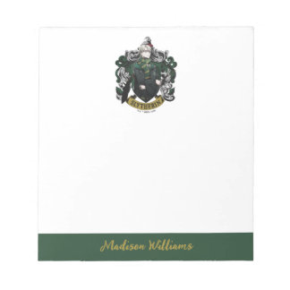 Bloc-note HARRY POTTER™ | Anime Draco Malfoy House Crest