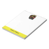 Bloc-note HARRY POTTER™ | Badge sportif GRYFFINDOR™ (Tourné)