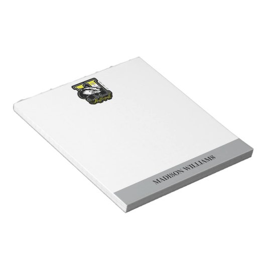 Bloc-note HARRY POTTER™ | HUFFLEPUFF™ Badge sportif (Incliné)