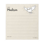 Bloc-note HARRY POTTER™ Note de capsule temporelle pour baby (Devant)