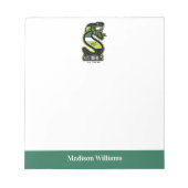 Bloc-note HARRY POTTER™ | SLYTHERIN™ Athletic Badge (Devant)