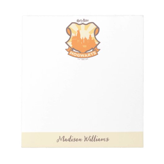 Bloc-note HARRY POTTER™ | Summer Magic HOGWARTS™ Crest (Devant)