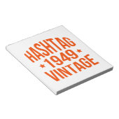 Bloc-note Hashtag Vintage 1949 (Incliné)