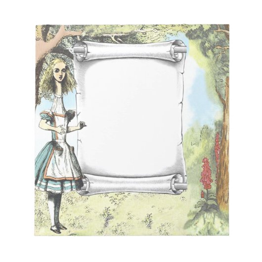 Bloc-note Haut Alice 2 (Devant)