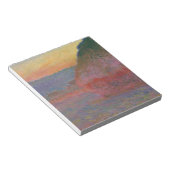Bloc-note Haystacks (par Claude Monet) (Incliné)
