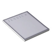 Bloc-note Hazy Purple & Lavender Gray | Your Name (Incliné)