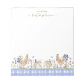 Bloc-note Hearthlight Notes Printemps Douce Gingham de Prair (Devant)