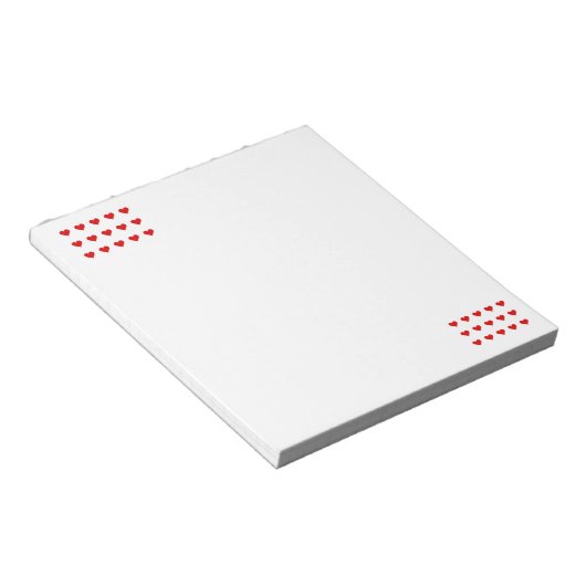 Bloc-note Hearts Notepad (Incliné)