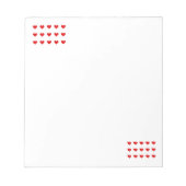Bloc-note Hearts Notepad (Devant)