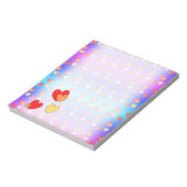 Bloc-note Hearts Pattern Notepad (Tourné)