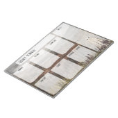 Bloc-note Heather Ghost Planificateur hebdomadaire (Incliné)