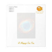 Bloc-note Helix Nebula, Galaxies et étoiles (Devant)