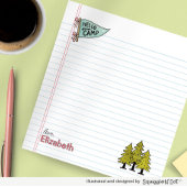 Bloc-note Hello From Camp, Kids Summer Camp Stationery