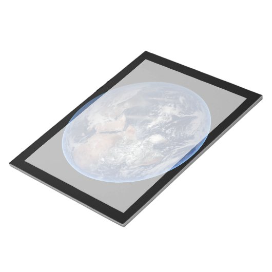 Bloc-note Hémisphère Est Sur La Planète Terre. (Incliné)