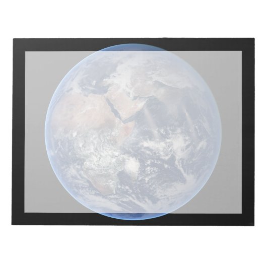 Bloc-note Hémisphère Est Sur La Planète Terre. (Devant)