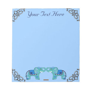 Bloc-note Henna Elephant