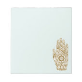 Bloc-note Henné Lotus (Devant)